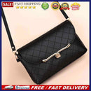 Fashion Elegant Diamond Lattice PU Handbags for Women Pure Flap Messenger Crossb