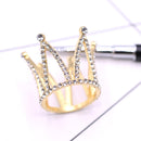 Rhinestones Crown Nail Art Brush Holder Manicure Painting Pens Rest Display