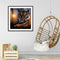 5D DIY Full Round Drill Diamond Painting Novelty Tiger Cross Stitch (B1105)