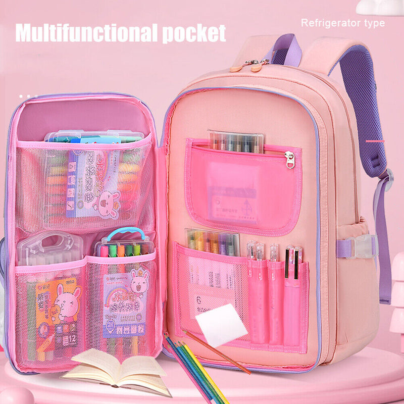 #A Student Kindergarten Princess Shoulder School Bags Cartoon Travel Rucksack