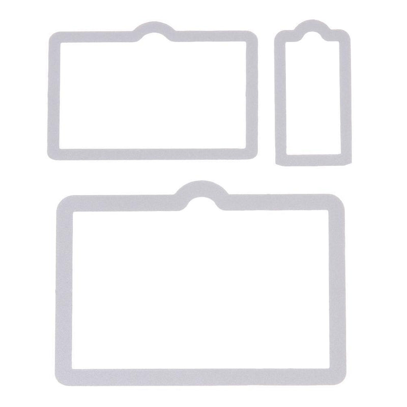 3pcs Frame DIY Scrapbooking the Card Metal Steel Punching Molds Stencils