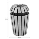 High Precision Spring Collet Chucks CNC Milling Lathe Tool Holder (ER20 6) Newly