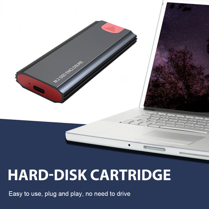 Dual Protocol M2 Ssd Case 2tb Adapter Box for Nvme Pcie Ngff Sata Mobile