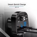 Dual USB Fast Car Charger Bluetooth - Compatible MPS Music Player FM Transmitter