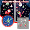 Christmas Santa Window Glass Stickers Mirror Stickers Snowflake Wall Door~