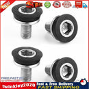 4x MTB Bicycle Steel Crank Arm Bolt Screws Mountain Bike Crank Lock Screws Newly