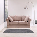 3pcs Fluffy Rugs Anti Slip Doormat Carpet Floor Mat(Grey)