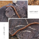 Soft Trout Tackle Bass EarthWorm Worm Red Baits  Fishing Lure bloodworm