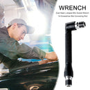 L-Shaped Double Head 1/4-Inch Socket Wrench Clamp Screwdriver Home Hand Tools