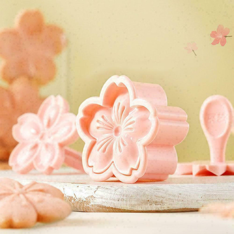 5pcs/set Flower Mold DIY Blossom Shape Cookie D3Y4 U6L3