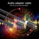 0.4m RCA Cable 2 RCA Male to Female 3.5mm Jack Adapter Audio Cable Cord Newly