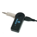 3.5mm USB Wireless Bluetooth Aux Stereo Audio Music Car FT Mini Receiver A hot.
