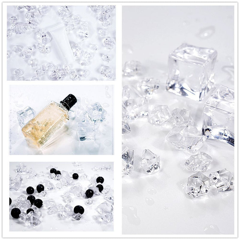 Stone Plastic Ice Particles Acrylic Simulation Ice Cube Transparent Square