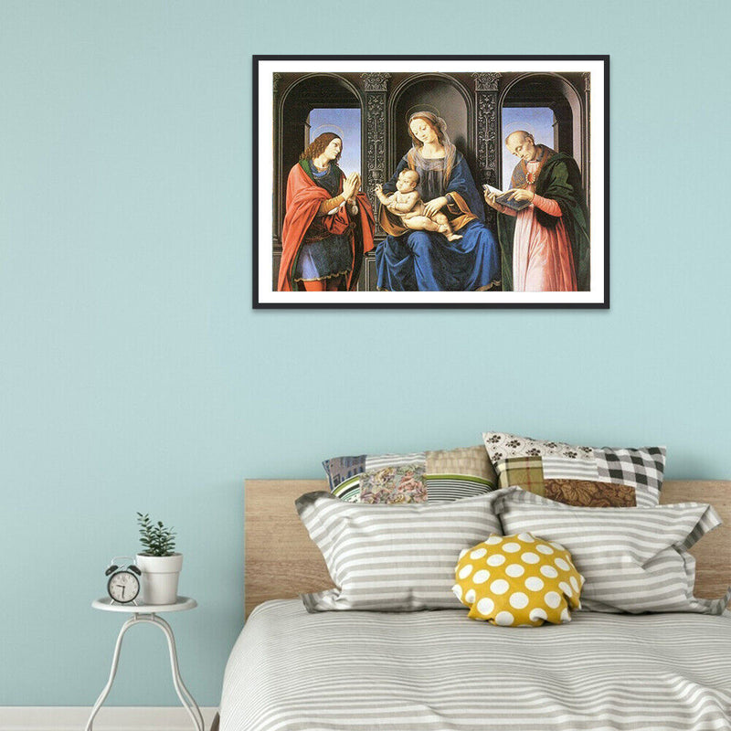 5D DIY Full Drill Diamond Painting Religious Embroidery Mosaic Craft Decor Kit