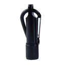 Mini Portable LED Keychain Flashlight w/ Buckle Super Bright Lamp (Black) Newly