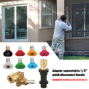 Pressure Washer Gun Adapter + Pivot Coupler + 7 Tips for Karcher K Series Newly