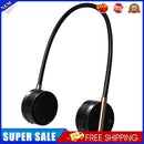 Foldable Summer Air Cooling Hanging Neck Fan Leafless Personal Fans (Black)