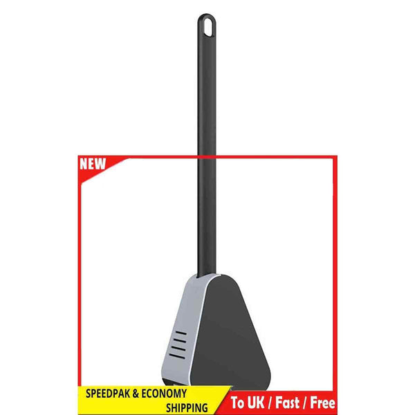 Golf Toilet Brush with Holder - Flexible Scrubbing Toilet Brush with Long Handle