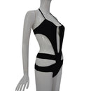 Women One Piece Swimwear High Cut Monokini Backless Swimsuit Bikini Set M Newly
