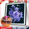 Rose 5D Diamond Painting Embroidery DIY Cross Stitch Home Decor Gift(Purple