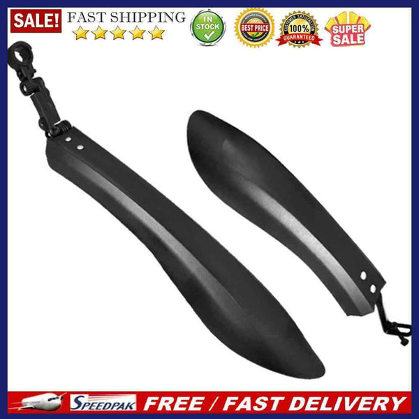 Universal 2pcs Mountain Bike Mudguard Wings Set Front Rear Wheel Bicycle Fe