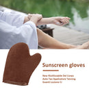 1pc Body Self Tanning Oiling Applicator Gloves Body Cleaning Glove (Brown) Newly