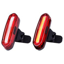 2pcs Bicycle Rear Light LED Small, Bicycle Lighting USB Rechargeable, IPX4 Water