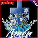 5D DIY Diamond Painting Full Round Drill Flower Cross Wall Decor Rhinestone Art