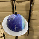 Planet Pendant Light Earth Ball Space Living Room Decor Hanging Lamp (A)