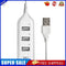 4 Port USB 2.0 Hub w/ 1.6-Foot Cable for PC Flash Drive Mobile HDD (White)