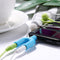 3.5mm Extension Earphone Audio Splitter 1 Male to 2 Female Adapter (Blue)