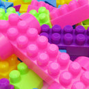 46pcs Plastic Kids Kid Puzzle Educational Building Blocks Brick Game