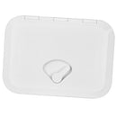 Screw Out 270*375mm White Boat RV Marine Deck Cover Lid Access Hatch Cover