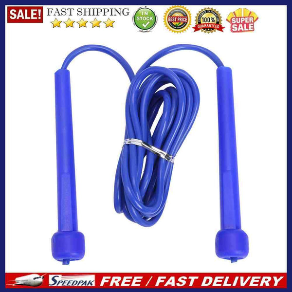 PVC Jump Rope Adjustable Skipping Ropes Fitness Training Exercise Equipment