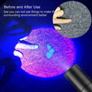 Waterproof 365nm Ultraviolet Flashlight XPE LED 150LM Torch for Money Detect