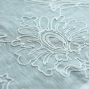 Embroidery Flower Screen Yarn Window Curtains Bedroom Voile Curtain(White)