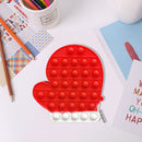 Anti-Stress Christmas Glove Push Bubble Purse Finger Press Kid Pocket Money Bag