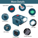Adaptor Power Supply Inverter Battery Adapter For Makita 18V Li-ion Battery