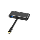 Speaker Adapter 3.5mm Audio Docking Station 4K HDMI VGA USB 3.0 Type-C Hub