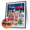 #A 5D DIY Christmas Atmosphere Diamond Painting Kits Full Round Drill Wall Decor