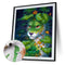 Hand Painted Oil Paint by Numbers DIY Cute Leopard Drawing Wall Decoration Gift