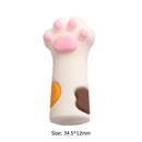 Nipper Cover Cat Claw Protective Sleeve for Nail Cuticle Tweezers (White) Newly