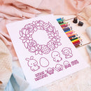 Paper Cut Card DIY Transparent Silicone Bee Rabbit Wreath Seal Embossing Album