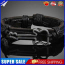5pcs Trendy Guitar Shape Girl Boy Braid Bracelet String Band Bangle Black