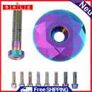 Bike Headset Cover with Screws Set Bicycle Front Fork Cap Bike Parts Accessories