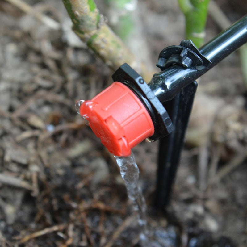 25m Hose DIY Adjustable Drip Irrigation Kit Controller System Garden