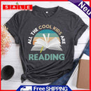 Fashion All The Cool Kids Are Reading T-Shirt (Hemp Grey XXXL)-03092