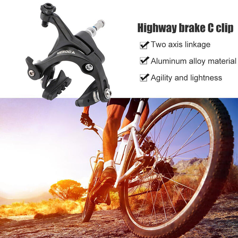 Aluminum Road Bicycle C Brake Caliper Bike Front Rear Brake Handles (Front)