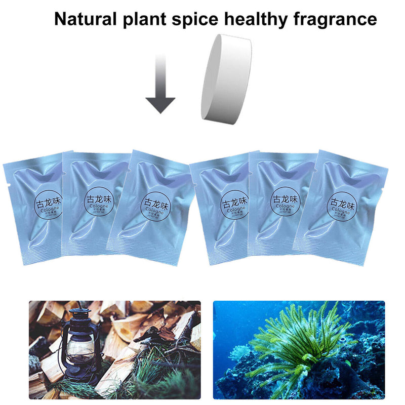 Car Aromatherapy Tablets - 6 Pcs Replacement Pads Air Freshener Refills (D)