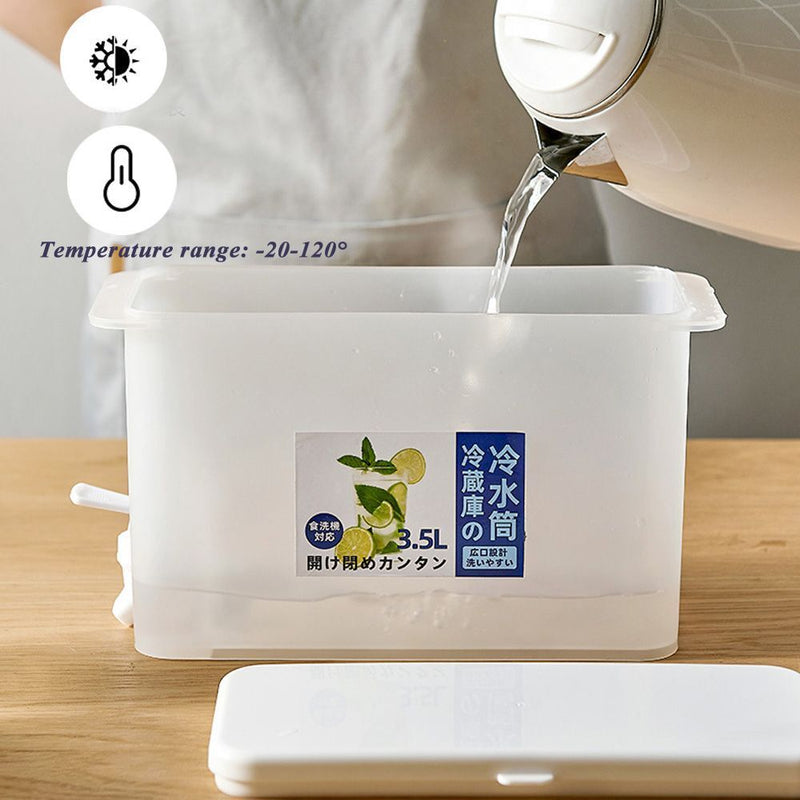 Water Container Cold Kettle Ice Bottle Water Jug With Tap Lemonade Jug